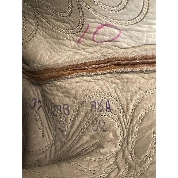 Dan Post Exotic Python Snakeskin 8.5A Leather Western Cowgirl Boots Women's